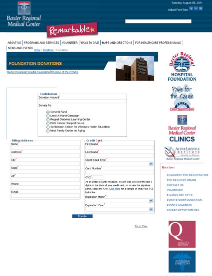Baxter Regional Medical Center